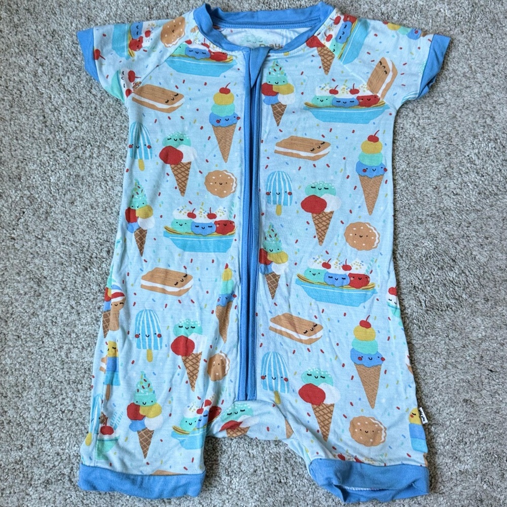 Little Sleepies Play Ice Cream Romper